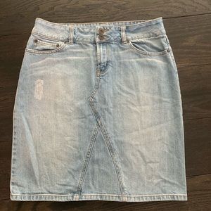 Denim Jean Skirt Apt 9 stretch size 8